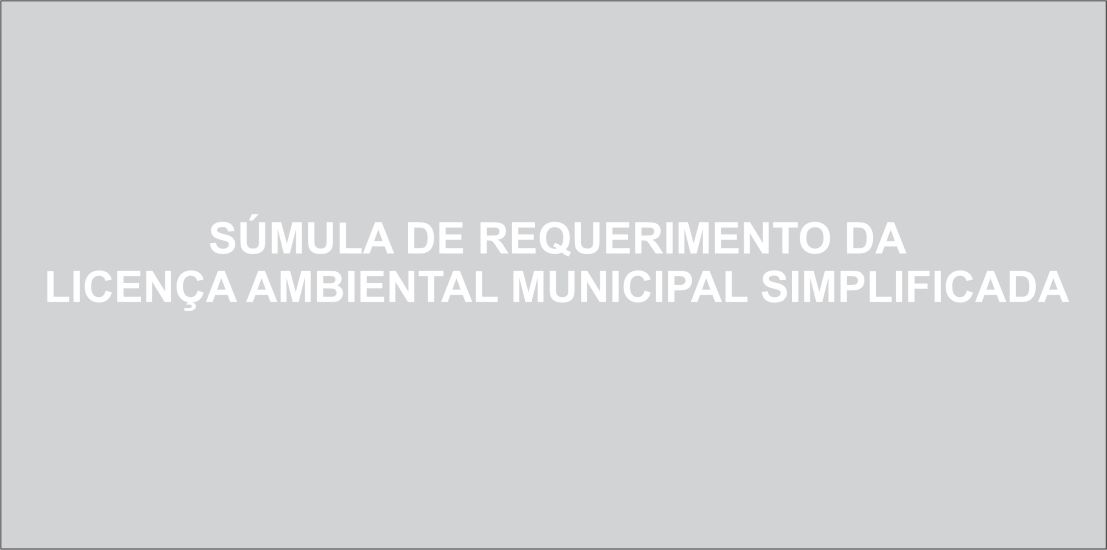 licença ambiental municipal simplificada